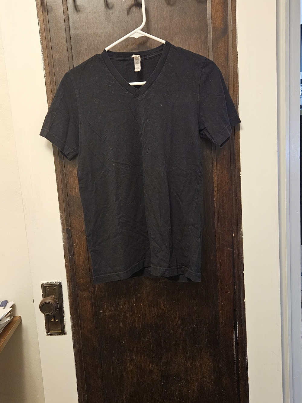 Classic Women's V-Neck T-Shirt - Black